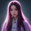 hamine用户体验顾问林可的头像，年轻女性，明亮背景，亲切友好的笑容